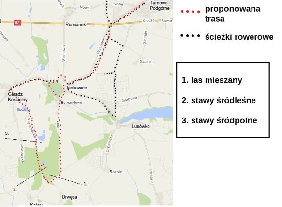 Mapa Tarnowo